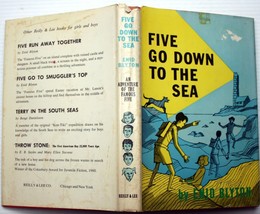 Enid Blyton Five Go Down To The Sea (Famous Five #12) Ill. Frank Aloise Hcdj - £33.23 GBP