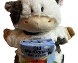 Old MacDonald Had A Farm Cow Hand Puppet And Book By Demdaco Plush Puppe... - $12.62