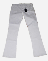 NWT RALPH LAUREN 31 Black Label 380 skinny jeans flare white $398 high-e... - £84.12 GBP