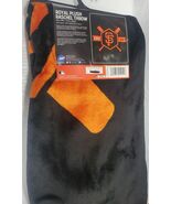 San Francisco Giants 50&quot; by 60&quot; Raschel Dinger Desgin Throw Blanket - MLB - $32.00