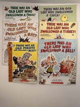 There Was An Old Lady Who Swallowed Book Lot Of 6 Paperback Pirate Used - £19.24 GBP