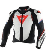DAINESE SUPER SPEED-D1 LEATHER JACKET MOTORBIKE / MOTORCYCLE Black Red W... - €242,03 EUR