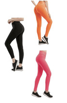 Women&#39;s High Waist Butt Yoga Pants Lifting Leggings Scrunch Ruched Size 2XL - £7.06 GBP