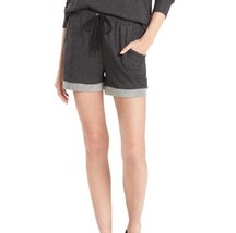 Josie Natori Womens Activewear Chi French Terry Shorts Size-Small,Heather Black - £51.84 GBP