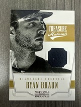 2012 National Treasures RYAN BRAUN GAME USED JERSEY  #24/99 GEM MINT - $17.95
