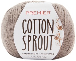 Premier Yarns Cotton Sprout Yarn-Bark - £17.03 GBP