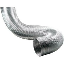 Deflecto Semi-rigid Flexible Aluminum Duct (6 Dia X 8ft) - £24.09 GBP