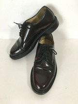 Aldo Men&#39;s Burgundy Dress Shoes Cap Toe Oxfords Lace Up 5165 size 41 US 8 - $556.23 MXN