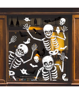 Halloween Window Clings for Spooky Halloween Window Decorations, Skeleto... - $28.07 CAD