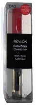 Revlon Colorstay Overtime 16Hrs Longwear Lip Color 040 FOREVER SCRLET New/Sealed - $11.65