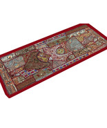 Vintage Tischläufer Wandbehang Handbestickt Patchwork Wandteppich 20&quot; x 60&quot; - $61.40