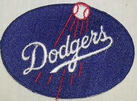 Los Angeles Dodgers  Logo Iron On Patch   - $4.99