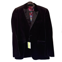 Robert Graham - Solid Velvet Sports Coat - Black - £285.06 GBP