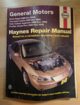 Haynes 38010 Manual 1988-07 Buick Regal Pon Grand Prix Olds Cutlass Chev... - $5.93