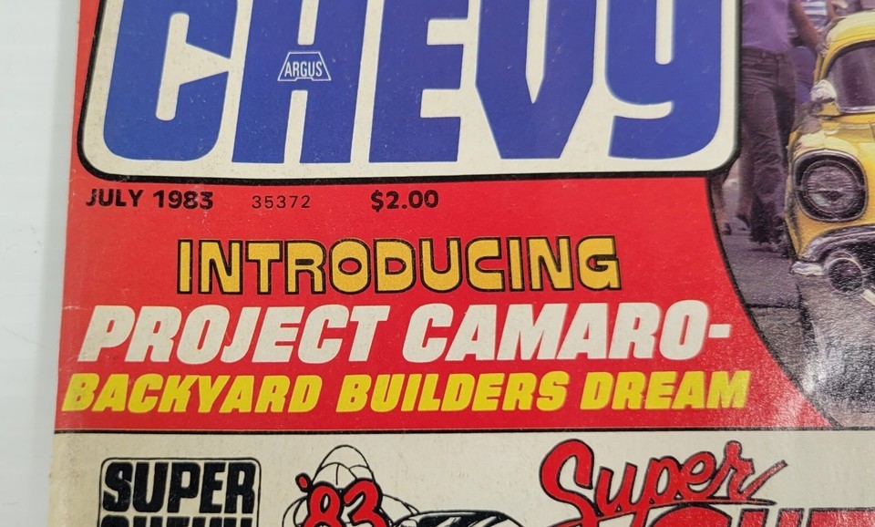 PV) Super Chevy Magazine July 1983 Volume 11, Issue 7 Camaro Corvette Item image 3