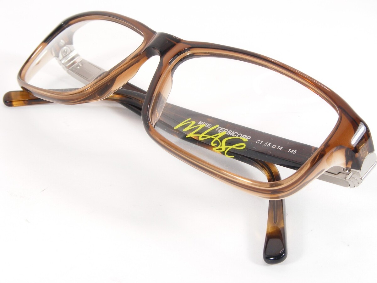 Muse TERSICORE C1 Transparent Marron Unique Rare Lunettes Cadre 54-14-14... - $95.98 Muse TERSICORE C1 Transparent Marron Unique Rare Lunettes Cadre 54-14-14... - $95.98