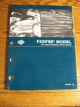 2010 Harley-Davidson FXDFSE2 Dyna CVO Fat Bob Parts Catalog Manual Xlnt ... - $48.51