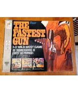 Vintage The Fastest Gun Board Game 3D Wild West  Denys Fisher MB 1974 - £39.10 GBP