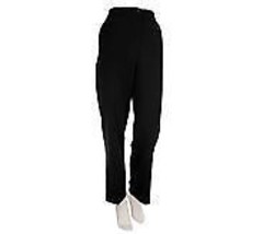 Dialogue Twinstretch BLACK Front Zip Pants 12P NWT - £24.81 GBP