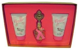 Juicy Couture Couture for Her Gift Set: EDP 1.7 oz, Lotion 4.2 oz, Shower Gel - £50.84 GBP