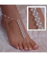 Pearl Barefoot Foot Jewelry Anklet (1 Pair) - £19.24 GBP