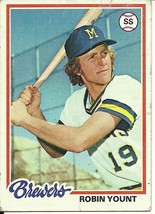 1978 Topps Robin Yount 173 Brewers Very Good - £0.78 GBP