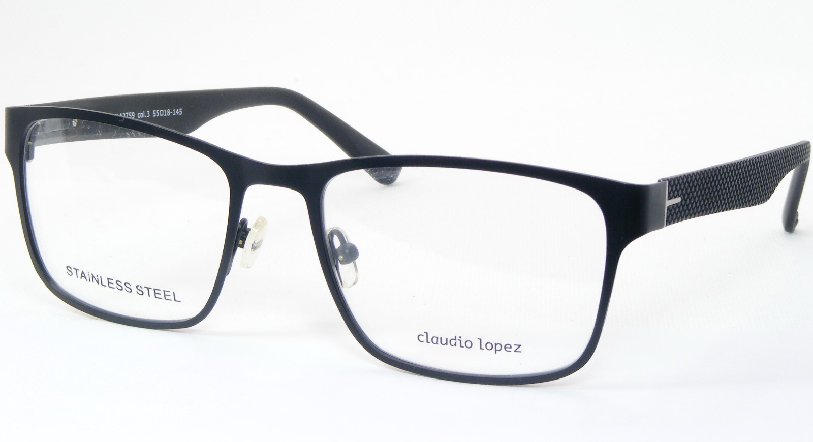 Claudio Lopez CLA2759 Farben 3 Matt Schwarz Brille Brillengestell 55-18-... - $56.43