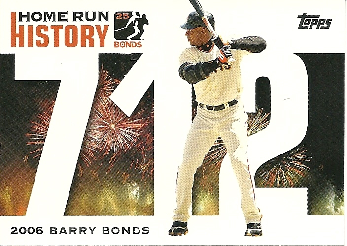 Primary image for 2006 Topps Barry Bonds HR Highlight 712 Giants