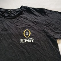Hanes College Football Playoff Men's Black Cotton T-shirt Short Sleeve Size L image 5