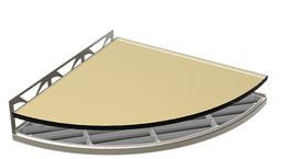 TileWare Structural Surfaces Claddy T-Shelf - Oil Rub Bronze - Basket - $219.00
