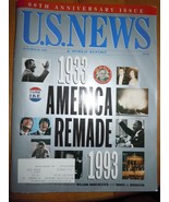 U.S. News &amp; World Report 1933 America Remade 1993 October 25 1993 - $9.56 CAD
