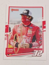 Corey La Joie Nascar 2021 Donruss Racing Autograph Card #56 Read Description - £3.81 GBP