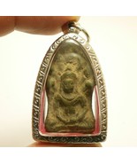 Antique Phra Nakprok Sukhothai Lord Buddha protect by 7 heads Naga snake... - £2,766.27 GBP