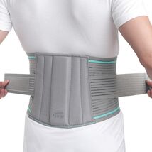 Lumbo Sacral Belt for Men &amp; Women (Waist &amp; Back Support Belt), Grey - $34.32+