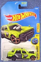 2017 Hot Wheels #92 HW City Works 4/10 TIME ATTAXI Green w/Black/Gold MC5 Spoke - £5.78 GBP