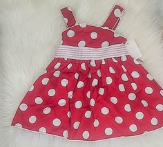 Nordstrom Sweet Heart Rose Baby Girls Dress, 12M/Red - £12.24 GBP