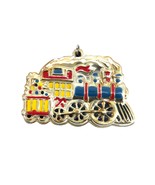 Wallace Christmas Vtg Sterling Silver Signed  Colorful Locomotive Train ... - $2,505.37 MXN
