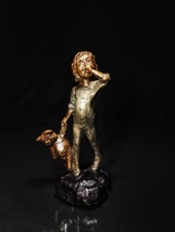 MARK HOPKINS LTD EDITION BRONZE SCULPTURE "BED TIME"  612 / 2500 image 4