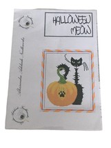Halloween Meow Counted Cross Stitch Pattern Allesandra Adelaide Needleworks - $14.99