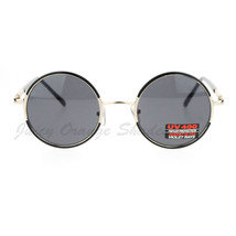 Vintage Retro Sunglasses Womens Round Circle Spring Hinge - £7.95 GBP
