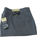 Worthington Perfect Fit Trouser Dress Pants Womens 18W Gray Stain Release - $54.20 CAD