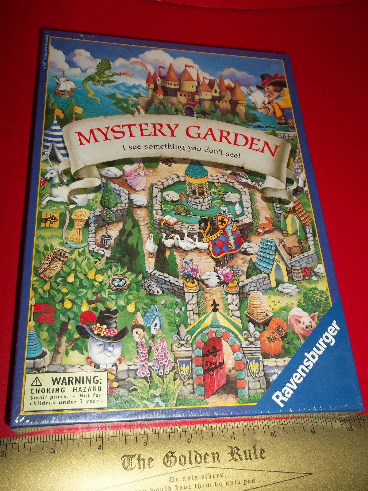 Toy Gift Board Game Ravensburger Mystery Garden I See Something You Don&#39;... - $23.74