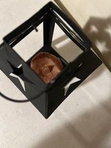 Small Star Cutout Flameless Candle Lantern in Black Metal image 7