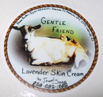 Lavender GENTLE FRIEND moisturizing skin cream, natural face cream, body butter  - £5.51 GBP - £11.19 GBP