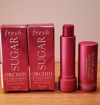 Fresh Sugar Orchid Lip Treatment SPF 15 .15oz Boxed (Set of 2 Full Size) - £28.32 GBP