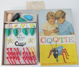 Vintage 1949 Schaper Cootie Bug Game with Box - $29.92