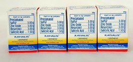 4 Katialis Ointment Antifungal for Eczema Dandruff BIG 30g each - $20.90