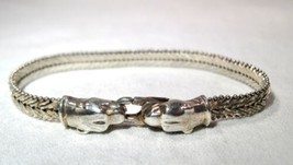 Vintage Sterling Silver Milor Italy Panther Bracelet K918 - £71.24 GBP