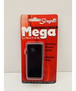 Scripto Wide Body Electronic Mega Lighter w/ Adjustable Flame *Black Color* - $9.75