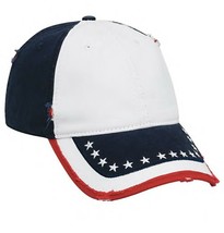 New Navy Blue America Usa Distressed Dad Hat Cap Adjustable Adult Low Profile - £6.47 GBP